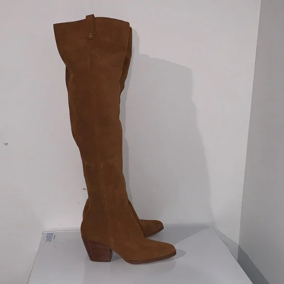 Michael Kors Tan Over the Knee Boots - Picture 1 of 8
